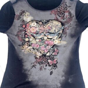 Western Bejeweled Top